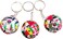 hefeilzmy Sports Ball Key Chain Football Match World Cup Team Keychains