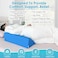 NEPPT Wedge Pillow Body Position Wedges Back Positioning Elevation Pillow Case Pregnancy Bedroom Eevated Body Alignment Ankle Support Pillow Leg Bolster (Blue