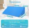 NEPPT Wedge Pillow Body Position Wedges Back Positioning Elevation Pillow Case Pregnancy Bedroom Eevated Body Alignment Ankle Support Pillow Leg Bolster (Blue