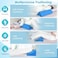 NEPPT Wedge Pillow Body Position Wedges Back Positioning Elevation Pillow Case Pregnancy Bedroom Eevated Body Alignment Ankle Support Pillow Leg Bolster (Blue