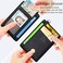 FurArt Minimalist Slim Wallet RFID Blocking Credit Card Holder for Women Men with Disassembly D-Shackle