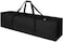 INFANZIA 45 Inch Zipper Duffel Travel Sports Equipment Bag, Waterproof Oversize, Black