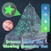 South To East Fire Retardant Fabric Anti Mosquito Glow in Dark Bed Canopy with Fluorescent Stars for Baby, Kids, Girls Or Adults