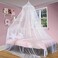 South To East Fire Retardant Fabric Anti Mosquito Glow in Dark Bed Canopy with Fluorescent Stars for Baby, Kids, Girls Or Adults