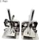 MS WGO 2Pcs Screen Frame Butterfly Hinge Clamp for Silk Screen Printing Hobby Printer Include Four Screws