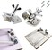 MS WGO 2Pcs Screen Frame Butterfly Hinge Clamp for Silk Screen Printing Hobby Printer Include Four Screws