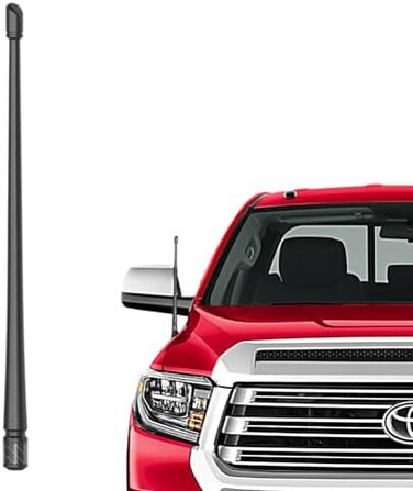 Rydonair Antenna Compatible with 2000-2018 Toyota Tundra13 inches Flexible Rubber Antenna ReplacementDesigned for Optimized FM/AM Reception