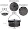 MyLifeUNIT Mosquito Coil Holder, Retro Portable Mosquito Incense Burner for Home and Camping (Black