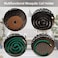 MyLifeUNIT Mosquito Coil Holder, Retro Portable Mosquito Incense Burner for Home and Camping (Black