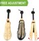 EchoDone Echodo Pair of 2 Way Wood Shoe Trees for Men Shoe Stretcher Adjustable Unisex Shaper for Shoe Large Size for Men and Women, Women's Size 10 to 13.5 Man's Size 9 to 13, Burlywood, Large