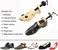 EchoDone Echodo Pair of 2 Way Wood Shoe Trees for Men Shoe Stretcher Adjustable Unisex Shaper for Shoe Large Size for Men and Women, Women's Size 10 to 13.5 Man's Size 9 to 13, Burlywood, Large