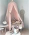 OldPAPA Princess Canopy for Girls - Mosquito Net Baby Nursery Playroom Decor Dome Premium Net Curtain, Pink