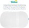 Biloban Bassinet Mattress Pads/Cover, Oval/Hourglass, 2 Pack, Microfiber, Waterproof and Soft, Fits for Bassinest Swivel Sleeper Mattress Perfectly.