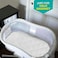 Biloban Bassinet Mattress Pads/Cover, Oval/Hourglass, 2 Pack, Microfiber, Waterproof and Soft, Fits for Bassinest Swivel Sleeper Mattress Perfectly.