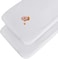 Coldwind Waterproof Bedside Sleeper Bassinet Sheets Organic Cotton Compatible with Mika MickyMiClassicMilliard Bassinet, Fit Most Bedside Sleeper Bassinet Mattress, Boys and Girls, 2 Pack, White
