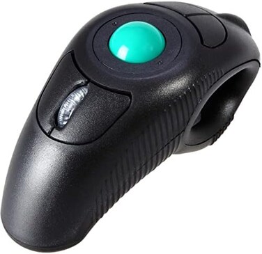 ماوس EIGIIS 2.4G اللاسلكي البصري ذو الكرة الدوارة المريحة، يعمل بالأصابع، مزود بمنفذ USB، مناسب للسفر، متوافق مع أجهزة الكمبيوتر الشخصية وأجهزة ماك، مناسب لليمين واليسار.