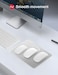 VAYDEER Hard Silver Metal Aluminum Mouse Pad Mat Smooth Magic Ultra Thin Double Side Mouse Mat Waterproof Fast and Accurate Control for Gaming and Office(Small 9.05X7.08 Inch