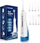 HANGSUN Cordless Water Flosser Teeth Cleaner with Portable Inductive Charger,IPX7 Waterproof,3-Modes for Braces Bridge Travel and Home (A