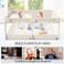Fodoss Baby Playpen, Upgrade Playpen, Playpen for Babies (47*47*26inch Beige, Play Pen Center for Babies and Toddlers