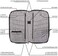 Valante Premium Family Travel Document Organizer Capacious RFID Passport Holder Wallet (Large gray