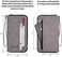 Valante Premium Family Travel Document Organizer Capacious RFID Passport Holder Wallet (Large gray