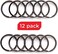 Silipac Metal Key Rings Large Flat Split in Bulk Heavy Duty Strong Keyrings Round Keychains Attachment for Car Office Home Dog Tag