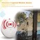 EVA LOGIK Window Alarm 4 Pack - Loud 120dB With Vibration Sensors for Any Window - Glass Break Security Sensor - Low Battery LED Indicator