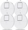 EVA LOGIK Window Alarm 4 Pack - Loud 120dB With Vibration Sensors for Any Window - Glass Break Security Sensor - Low Battery LED Indicator