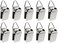Wise Linkers Hanging Clips Pack of 10 Triangle Back Medium Power for Tapestry Small Rugs,Towel, Shawl and Paintings by &hellip;