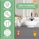 Kathfly 8 Pieces Cute Animal Knobs Kids Handles Ceramic Knobs Child Drawer Pulls Animal Cabinet Handles Lovely Cupboard Knobs Nursery Drawer Handles with Screws for Room Bedroom Bathroom Kitchen Door