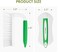 Amazer Scrub Brush for Cleaning Comfort Grip Shower Scrubber Stiff Bristles with Handle Heavy Duty Cleaner Brush for Tub Sink Carpet Floor - Pack of 2 (GreenGreen