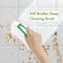 Amazer Scrub Brush for Cleaning Comfort Grip Shower Scrubber Stiff Bristles with Handle Heavy Duty Cleaner Brush for Tub Sink Carpet Floor - Pack of 2 (GreenGreen