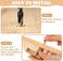 Qunclay Wooden Animal Cabinet Knobs Decorative Wood Dresser Knobs with Screws Dresser Pulls Wood Marine Woodland Animals Knobs Furniture Knobs Nursery Drawer Handles for Decor (Zoo, 12 Set