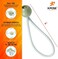 Xpose Safety Bungee Ball Cords 6" 10 Pack Heavy Duty White Stretch Rope with Ball Ties for Canopies, Tarps, Walls, Cable Organization