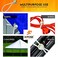 Xpose Safety Bungee Ball Cords 6" 10 Pack Heavy Duty White Stretch Rope with Ball Ties for Canopies, Tarps, Walls, Cable Organization