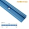 مسار تثبيت عالمي مزدوج القطع من باورتك 71371، بطول 24 بوصة، مزود بفتحات تثبيت مثقوبة مسبقًا، مسار تثبيت لتركيبات وأدوات النجارة، طاولة مثقاب، طاولة راوتر، منضدة عمل، 4 قطع، عبوة من قطعة واحدة