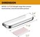 BESy Brass Hand Towel Bar for Bathroom Polished Chrome Bathroom Accessories Fixtures Rustproof Wall Mounted Towel Rack Hanger 12 Inch