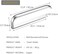 BESy Brass Hand Towel Bar for Bathroom Polished Chrome Bathroom Accessories Fixtures Rustproof Wall Mounted Towel Rack Hanger 12 Inch