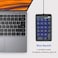 Rottay Number Pad, ROTTAY Mechanical USB Wired Numeric Keypad with Blue LED Backlit 22-Key Numpad for Laptop Desktop Computer PC - Black (Blue switches