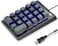 Rottay Number Pad, ROTTAY Mechanical USB Wired Numeric Keypad with Blue LED Backlit 22-Key Numpad for Laptop Desktop Computer PC - Black (Blue switches