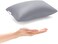 Pro Goleem Small Pillow 11&rsquo;&rsquo;x6&rsquo;&rsquo;x2.5&rsquo;&rsquo; for Traveling and Sleeping with Name Tag Tiny Pillow for Kids and Cat Nap Mini Pillows for Office or Car Neck Lumbar Rest, Gray