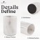 Radicaln Marble Utensil Holder 6.5'' Inches White Utensil Holder for Kitchen Utensils Set Spoon HolderCrock Kitchen Tools for Cooking Countertop Spatula Set