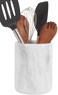 Radicaln Marble Utensil Holder 6.5'' Inches White Utensil Holder for Kitchen Utensils Set Spoon HolderCrock Kitchen Tools for Cooking Countertop Spatula Set