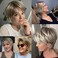 Rosastar Rosa Star Synthetic Hair Wig Ombre Light Brown to Blonde Short Wig for Women