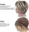Rosastar Rosa Star Synthetic Hair Wig Ombre Light Brown to Blonde Short Wig for Women