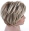 Rosastar Rosa Star Synthetic Hair Wig Ombre Light Brown to Blonde Short Wig for Women
