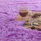 PAGISOFE Soft Fuzzy Purple Area Rugs for Kids Room Girls Bedroom Fluffy Floor Rugs Shag for Dorm Baby Nursery Fur Rugs Cute Plush Rug Decorative Accent Rug Thick Shaggy Carpet 4' x 5',（Purple