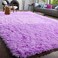 PAGISOFE Soft Fuzzy Purple Area Rugs for Kids Room Girls Bedroom Fluffy Floor Rugs Shag for Dorm Baby Nursery Fur Rugs Cute Plush Rug Decorative Accent Rug Thick Shaggy Carpet 4' x 5',（Purple