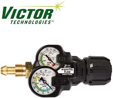 ESAB Victor Inert Gas Argon Regulator EDGE 2.0 Flow Gauge, ESS32-80CFH-580, 0781-3641
