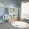 Topotdor Rainbow Round Kids Play Rug Alphabet Nursery Area Rug Extra Large Soft Crawling Play Mat for Children Toddlers Bedroom (71 inch, Multi Color